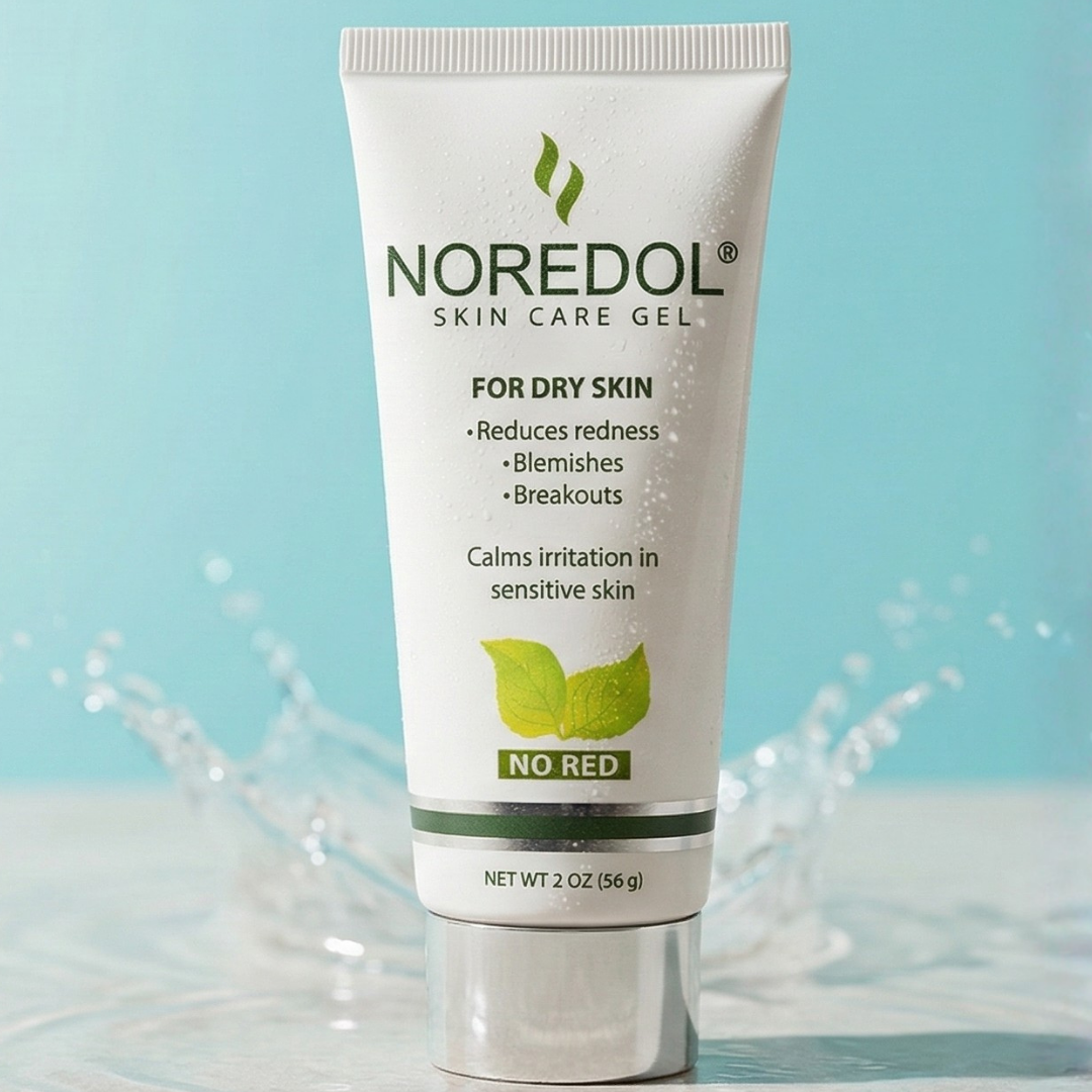 Noredol Dry Skin Redness Relief Gel for Rosacea and Sensitive Skin 
