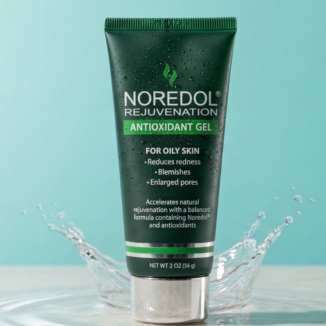 Noredol Oily Skin Redness Relief Gel for Rosacea and Sensitive Skin