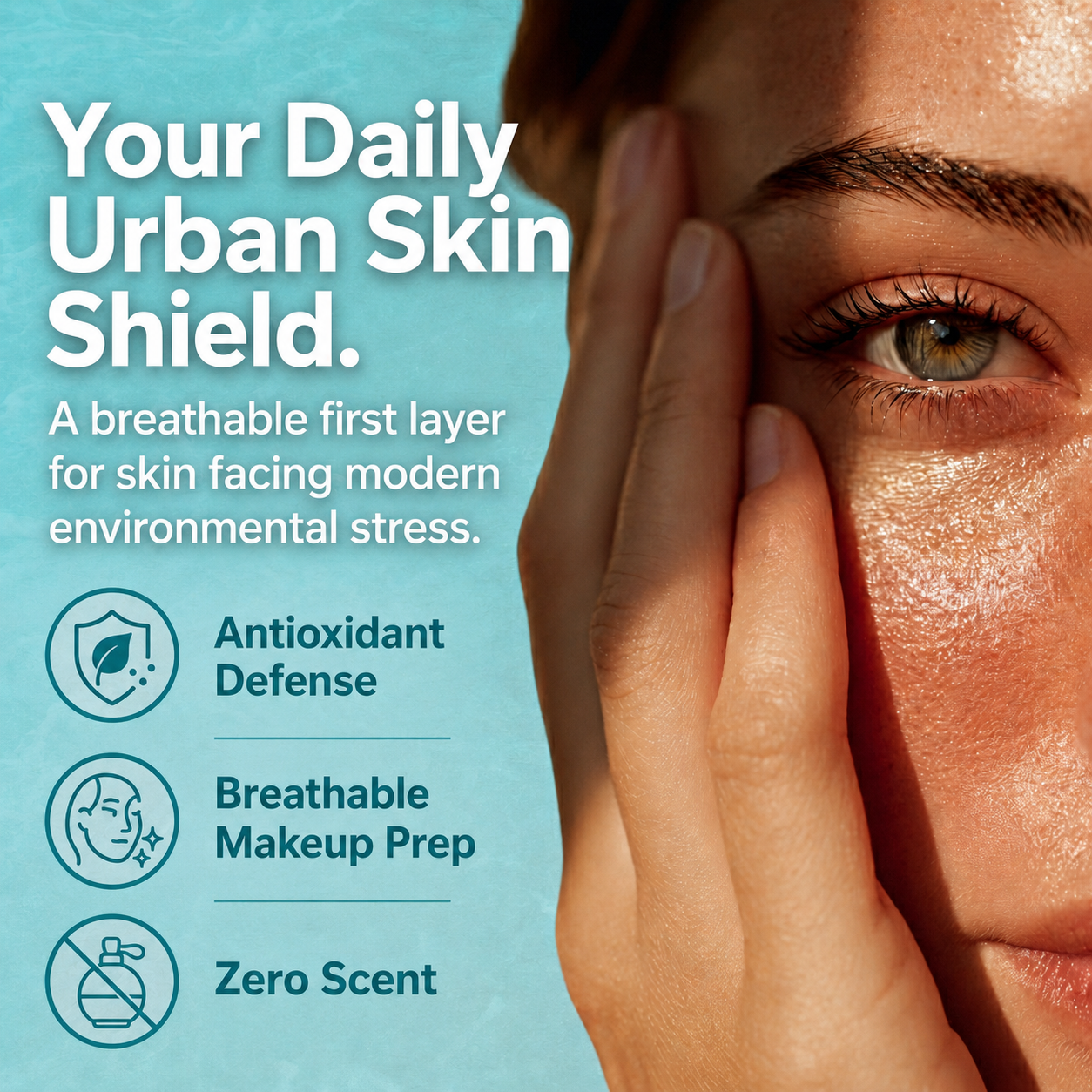 Noredol - The Defender: Green Tea Face Serum Moisturizer